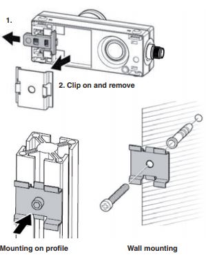 Dold emergency-stop-device assembly and commissioning.