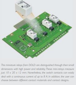 DOLD miniature relays overview.