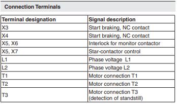 DOLD motor brake relay applications and function.