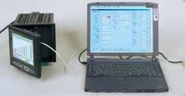A convenient PC support software package is included as standard with Fuji Electric data recorder.