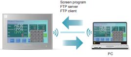 Fuji Electric HMI panel wireless LAN